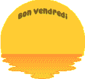 Gif animé Bon vendredi soleil